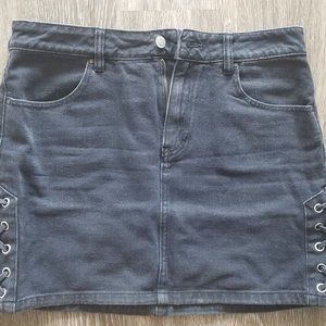 PacSun Black Denim Skirt